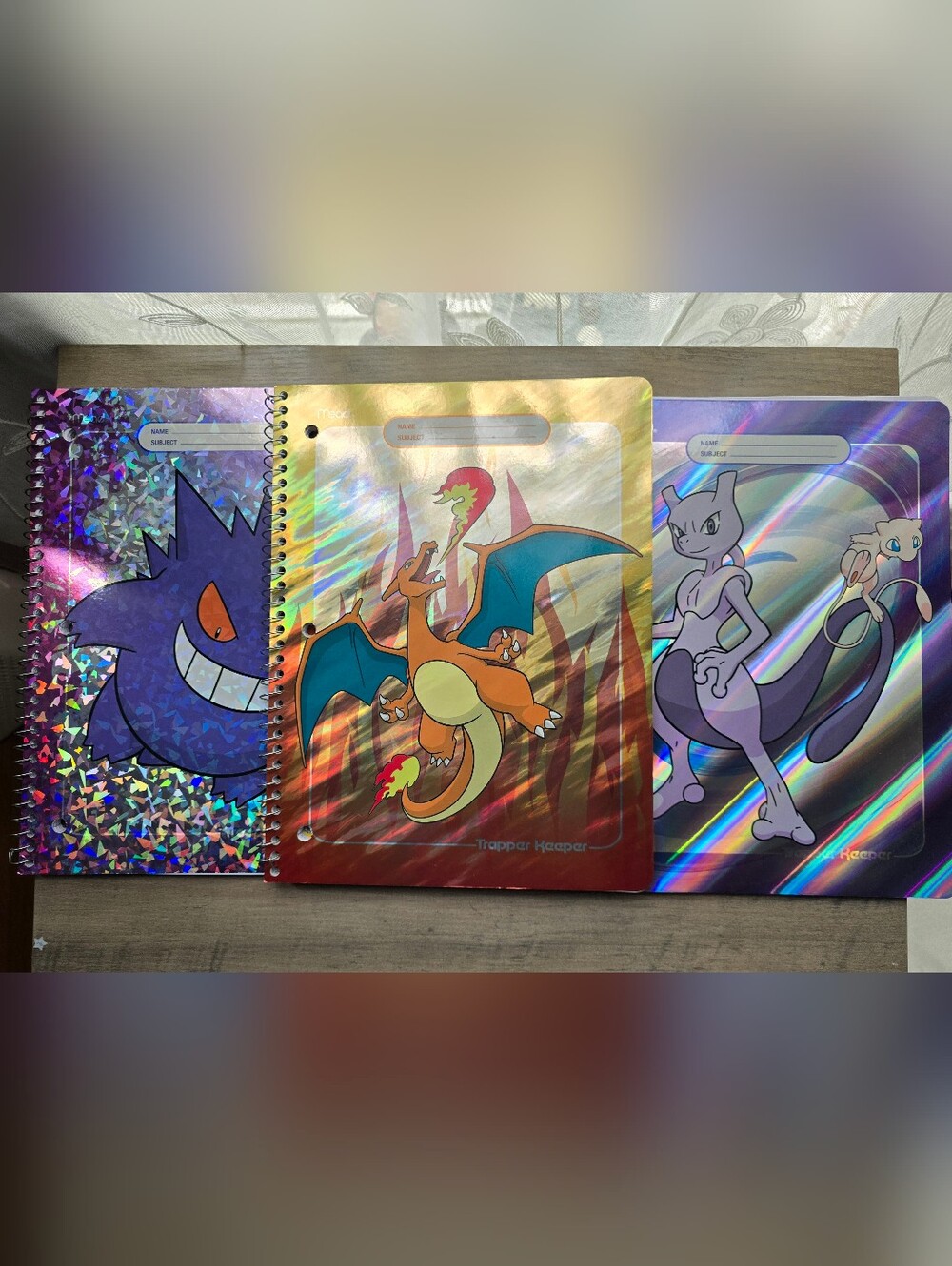 Target x Pokemon Gengar, Charizard, & Mewtwo Limited Edition Notebooks Set of 3